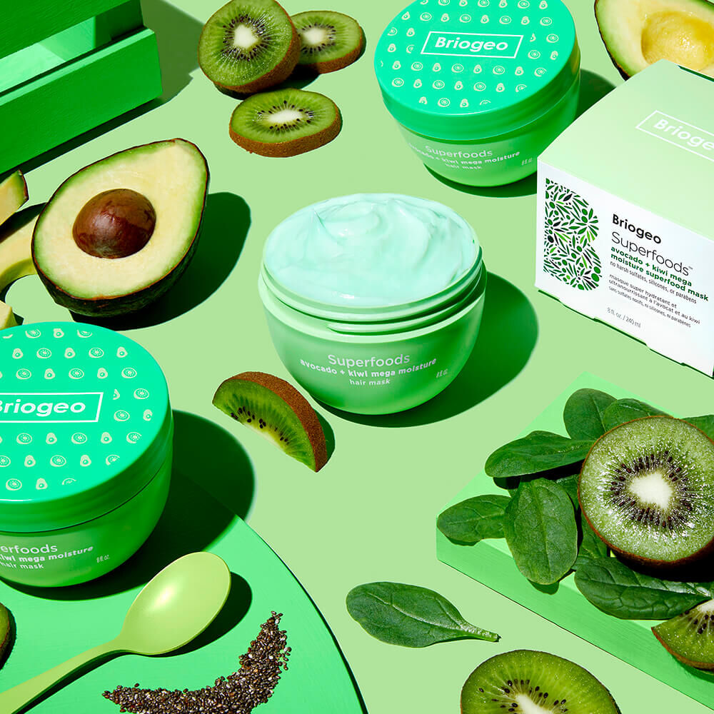 Máscara Capilar Briogeo Superfoods™ Avocado + Kiwi Mega Moisture